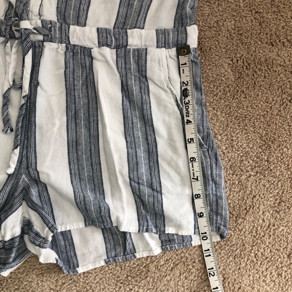 Bella Dahl Striped Sleeveless Romper Size Medium - Picture 14 of 16